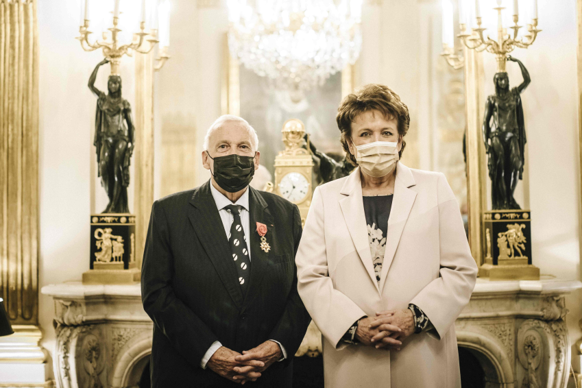 Raymond Duffaut et Roselyne Bachelot (crédit photo MC@Denis Allard)